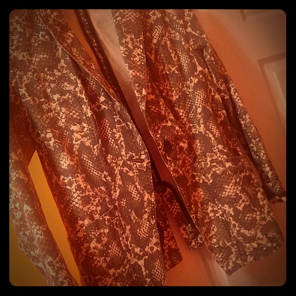 Vintage skin print blazer jacket originally 100 se